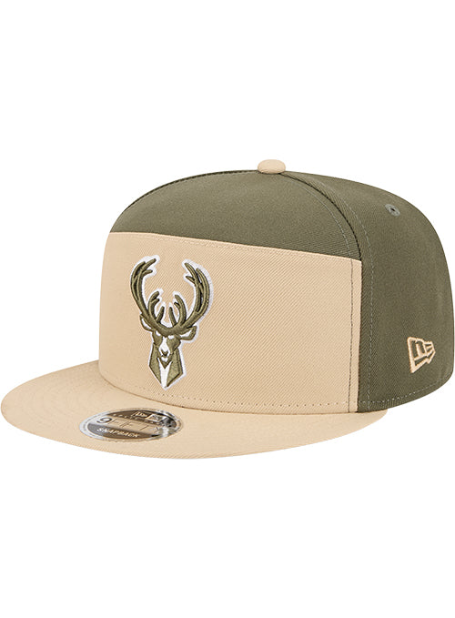 New Era 9Fifty Color Pack 2Tone Seven-Panel Milwaukee Bucks Snapback Hat