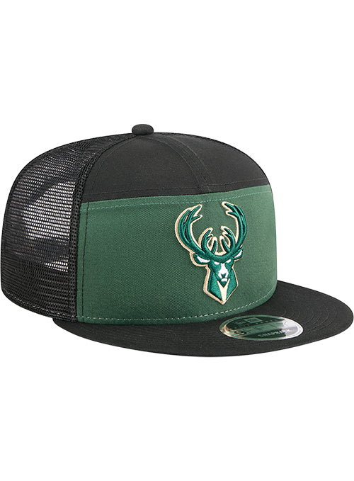 New Era 9FIfty Seven-Panel Outdoor Milwaukee Bucks Snapback Hat-right