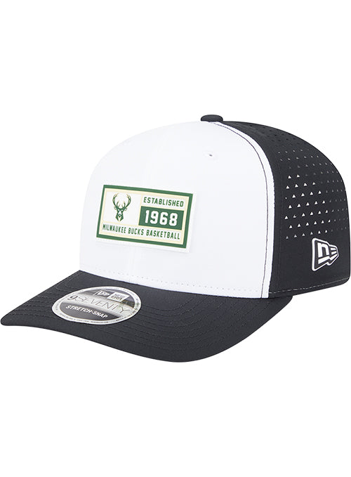 New Era 9Seventy Established Patch Milwaukee Bucks Snapback Hat-left