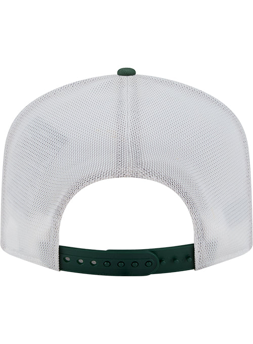 New Era Emblem Patch Golfer Milwaukee Bucks Adjustable Hat-back