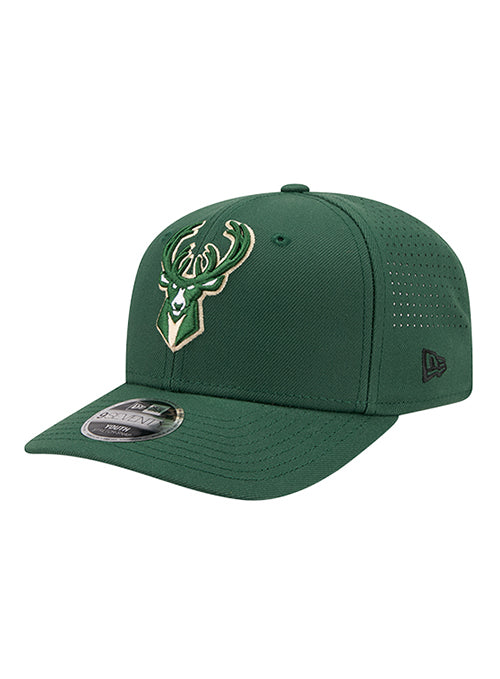 Youth New Era 9Seventy Perform Milwaukee Bucks Stretch-Snap Hat-left