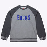 Mitchell & Ness HWC '93 Legacy Milwaukee Bucks Crewneck Sweatshirt-front