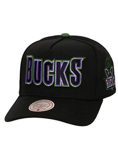 Mitchell & Ness HWC '93 Legacy Pro Milwaukee Bucks Snapback Hat-front