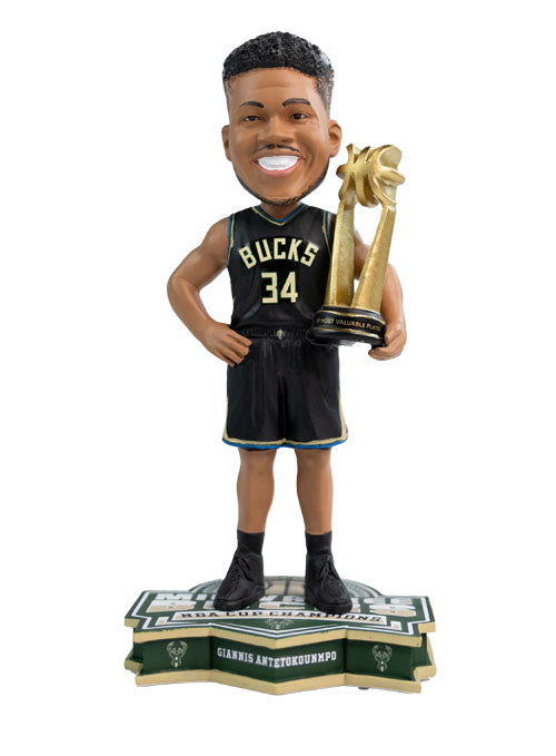 Foco NBA 2024 Cup Giannis Antetokounmpo MVP Bobblehead-front
