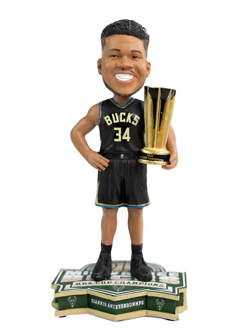 FOCO NBA 2024 Cup Champions Giannis Antetokounmpo Bobblehead-front
