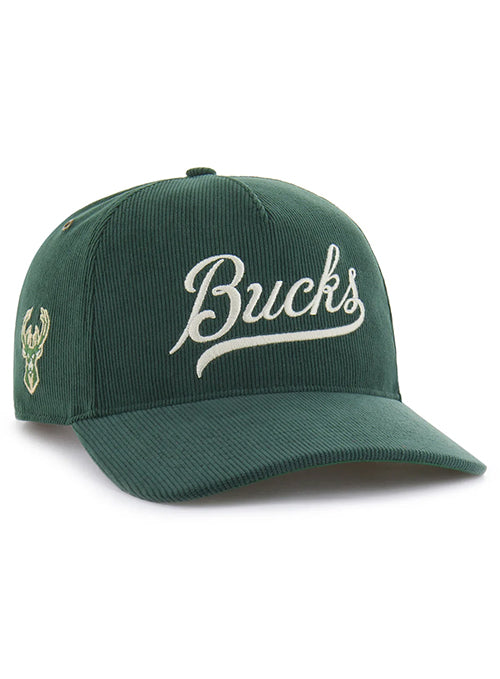 '47 Brand Golden Age Corduroy Hitch Milwaukee Bucks Snapback Hat-right
