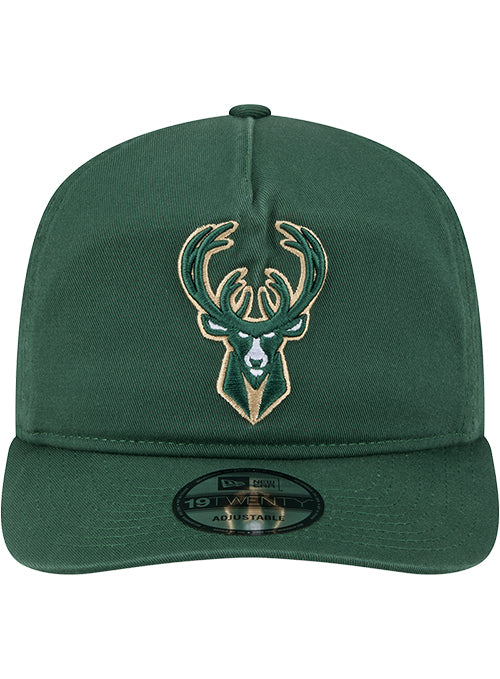 New Era 19Twenty Green Milwaukee Bucks Snapback Hat-front