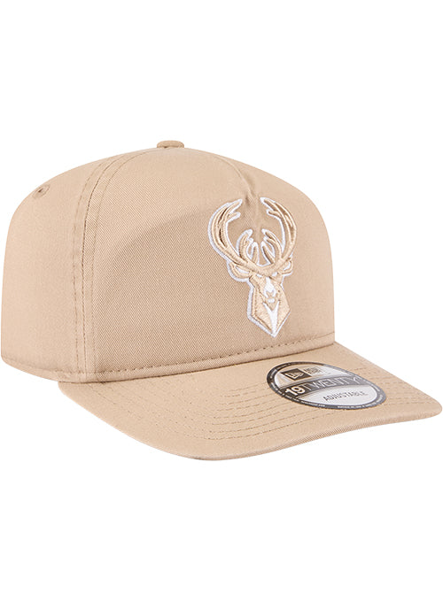 New Era 19Twenty Cream Milwaukee Bucks Snapback Hat-right