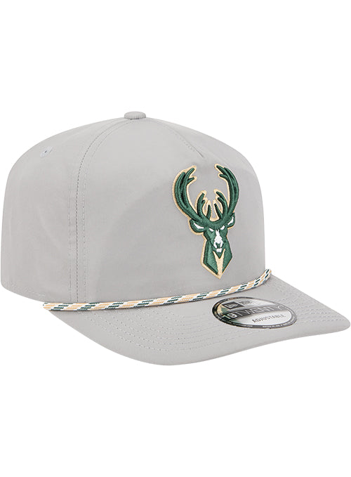 New Era 19Twenty Grey Milwaukee Bucks Snapback Hat-right
