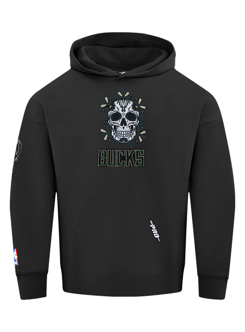 Pro Standard Dia De Muertos Milwaukee Bucks Hooded Sweatshirt-front