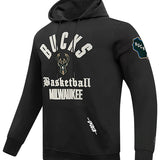 Pro Standard Modern Original Black Milwaukee Bucks Hooded Sweatshirt