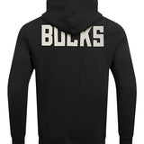 Pro Standard Modern Original Black Milwaukee Bucks Hooded Sweatshirt