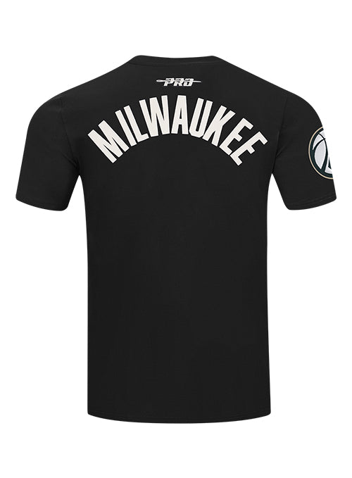 Pro Standard Modern Original Black Milwaukee Bucks T-Shirt-back