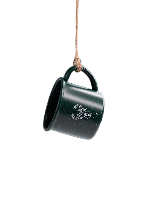Milwaukee Bucks Campfire Metal Mug Ornament-front