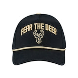 Fear The Deer Milwaukee Bucks Snapback Hat-front