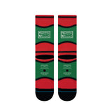 Stance HWC '68 Mini Ball Milwaukee Bucks Crew Sock-back