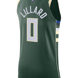 Nike Authentic 2022 Icon Edition Damian Lillard Milwaukee Bucks Jersey