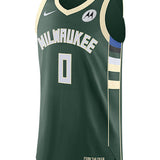 Nike Authentic 2022 Icon Edition Damian Lillard Milwaukee Bucks Jersey