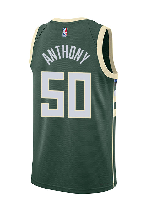 Nike 2022 Icon Edition Cole Anthony Milwaukee Bucks Swingman Jersey-BACK