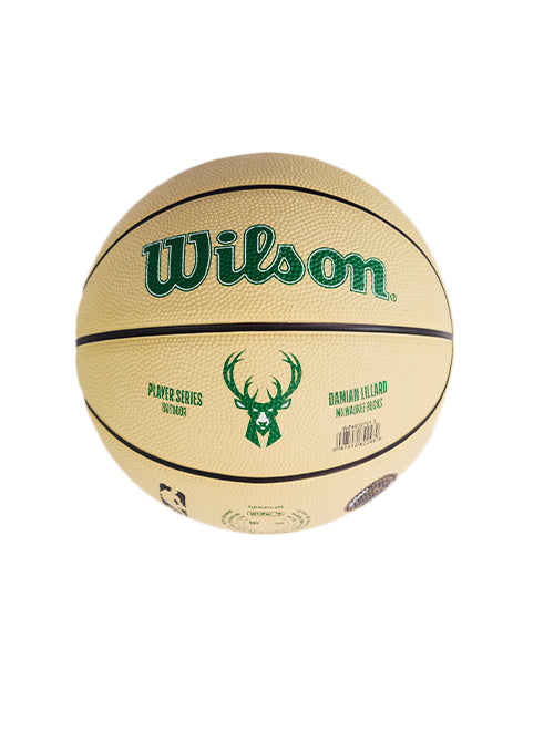 Wilson Damian Lillard Milwaukee Bucks Mini Basketball-side 2