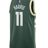 Nike 2022 Icon Edition Gary Harris Milwaukee Bucks Swingman Jersey-back