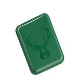 Embossed Icon Logo Milwaukee Bucks Phone Back Wallet