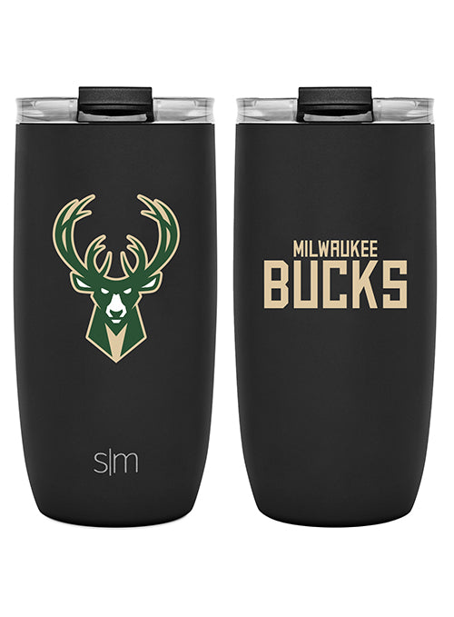 Simple Modern 16 oz Voyager Milwaukee Bucks Icon Tumbler