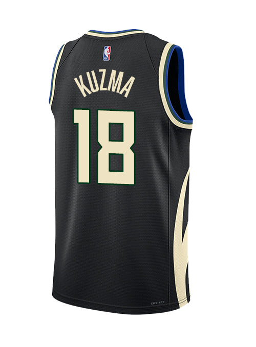 Jordan 2022 Statement Edition Kyle Kuzma Milwaukee Bucks Swingman Jersey-back