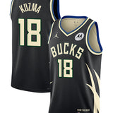 Jordan 2022 Statement Edition Kyle Kuzma Milwaukee Bucks Swingman Jersey-collage