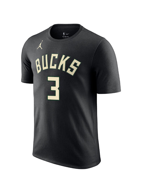 Jordan 2022 Statement Edition Myles Turner Milwaukee Bucks T-Shirt-front
