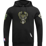 Pro Standard High Visibility Milwaukee Bucks Hooded Sweatshirt-front