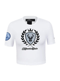 Women's Pro Standard Seersucker Milwaukee Bucks Slim T-Shirt-front