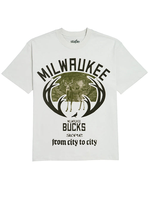 Bucks In Six x Staple City to City Milwaukee Bucks T-Shirt