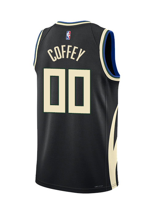 Jordan 2022 Statement Edition Amir Coffey Milwaukee Bucks Swingman Jersey-back