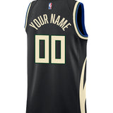 Jordan 2022 Statement Edition Custom Milwaukee Bucks Swingman Jersey-back