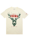Bucks In Six x Tuff Crowd Cream Milwaukee Bucks T-Shirt- front