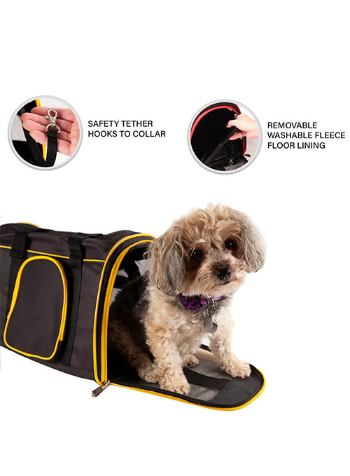 Mojo Global Milwaukee Bucks Pet Carrier Bag- details