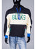 Pupil Colorblock Wordmark Milwaukee Bucks Hooded Sweatshirt In Black - Sweatshirt On Mannequin