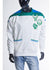 Pupil 3 Logos Milwaukee Bucks Crewneck Sweatshirt In White - Sweatshirt On Mannequin