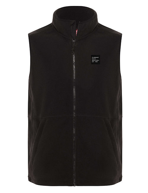 Men's Sportiqe Payson Walker Black Milwaukee Bucks Vest - Front View