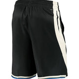 Jordan 2022 Statement Edition Milwaukee Bucks Swingman Shorts In Black - Back View