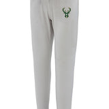 Women's Concepts Sport Intermission Lounge Milwaukee Bucks Pant In Grey - Front View