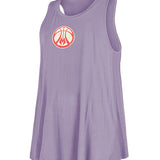 Women's New Era Colorpack Pastel Purple Milwaukee Bucks Tank Top - Front View