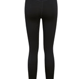 Women's Pro Standard Triple Black Milwaukee Bucks Leggings In Black - Back View