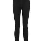 Women's Pro Standard Triple Black Milwaukee Bucks Leggings In Black - Front View