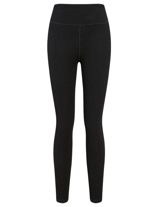 Women's Pro Standard Triple Black Milwaukee Bucks Leggings In Black - Front View