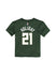 Toddler Nike Icon Jrue Holiday Milwaukee Bucks T-Shirt In Green - Back View