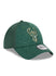 New Era 39Thirty Stripe Green Milwaukee Bucks Flex FitHat - Angled Right Side View