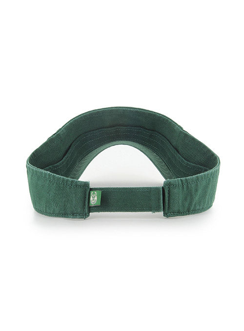 47 Brand Clean Up Icon Milwaukee Bucks Adjustable Visor In Green - Back View