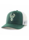 '47 Brand CU FTRPH State Flex Fit Hat In Green & White - Angled Left Side View